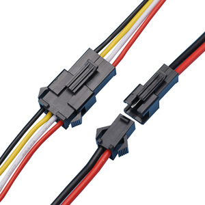 Konektor SM JST untuk lampu Strip LED RGB 2-6 Pin colokan kawat pria/wanita dengan isolasi nilon untuk aplikasi elektronik - Product Image 4