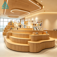 Présentoir Écologique Tout-en-un pour Boîtes Mystères, Étagère en Acrylique avec LED, Design Intérieur pour Magasin de Jouets Pop et Rénovation de Boutique d'Anime