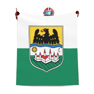 Manta de Franela Personalizada con la Bandera del Danubio Swabiano, para Sofá, Cama, Descanso, Decoración del Hogar, Manta con Bandera Nacional, Venta al por Mayor para Viajes - Product Image 1