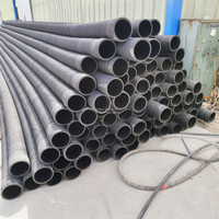 Tuyau industriel minier en caoutchouc NBR tressé à deux couches en fil d'acier, résistant à l'usure et à la corrosion, Yongyi 400 mm 9,8 mm d'épaisseur de paroi