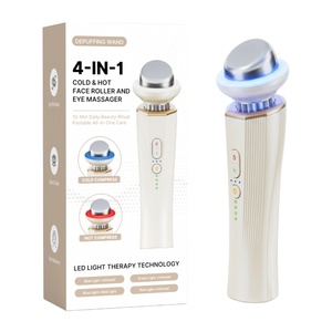Nuevo Masajeador Facial Eléctrico de Plástico Portátil Gua Sha con Vibración de Luz Roja Fría/Caliente para Reducir Poros y Reafirmar la Piel del Rostro/Cuello - Product Image 2