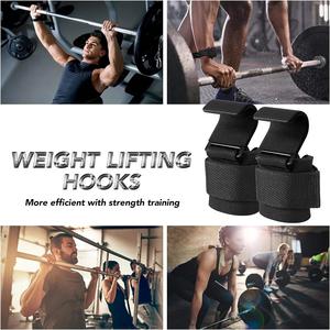 Antreman ağırlık kaldırma el kanca spor Fitness halter Palm Guard bilek kayışı ile erkekler kadınlar için - Product Image 5