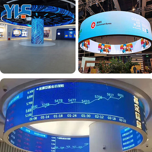 Linh hoạt <span class=keywords><strong>360</strong></span> độ cong <span class=keywords><strong>LED</strong></span> màn hình quảng cáo mô-đun mềm tùy chỉnh hiển thị không thường xuyên p1.2 p1.5 P2 p2.5 - Product Image 2