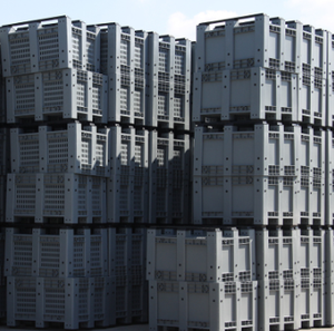 Hot-selling Preface Large Fruit And Vegetables Reusable Bulk Plastic <strong>Pallet</strong> <strong>Box</strong> Storage Industry For <strong>Stacking</strong> Forklift - Product Image 4