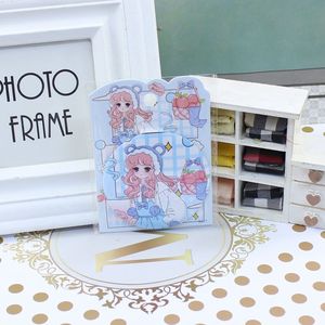 Mini Cartoon Makeup <b>Mirror</b> Round Colored Lens Portable <b>Compact</b> <b>Mirror</b> For Personal Gift Mixed Colors - Product Image 2