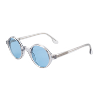 Lunettes de soleil d'été pour femmes personnalisées avec cadre transparent et lentilles Tac Sexy Hipster Style Logo Celluose Acétate Feuilles