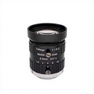 Objectif industriel 8 mm, 5 MP, 2/3'', monture C, faible distorsion, objectif de vision industrielle pour caméras industrielles M1001 - Product Image 4