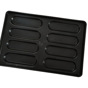 Gran Oferta personalizada, bandeja antiadherente para hornear perritos calientes <span class=keywords><strong>de</strong></span> acero y aluminio, <span class=keywords><strong>molde</strong></span> para <span class=keywords><strong>pan</strong></span> <span class=keywords><strong>de</strong></span> <span class=keywords><strong>hamburguesa</strong></span> - Product Image 2