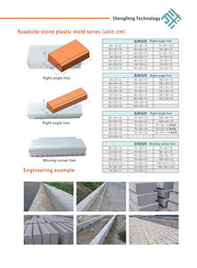 Moules en plastique prémoulés à double ligne à angle droit pour béton, route routière - Product Image 5