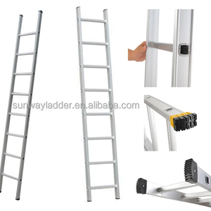 Factory Directly Supply <strong>Single</strong> Side Industrial <strong>Aluminum</strong> <strong>Ladder</strong> Step Straight <strong>Ladder</strong> - Product Image 2