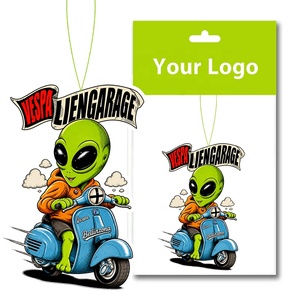 Ambientador de Papel <span class=keywords><strong>para</strong></span> Coche con Logo Personalizado de Larga Duración, Tarjeta Aromatizada <span class=keywords><strong>para</strong></span> Colgar en Autos - Product Image 5