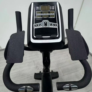 Venta al por mayor de fábrica, equipo de gimnasio comercial de alta calidad, <span class=keywords><strong>bicicleta</strong></span> estática para ejercicio interior, <span class=keywords><strong>bicicleta</strong></span> giratoria magnética Vertical magnética - Product Image 3