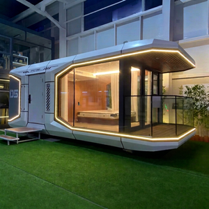 Casa Contenedor Prefabricada Personalizada de Fábrica 2025, Habitación Cápsula Espacial de Hotel de Lujo Moderno - Product Image 1