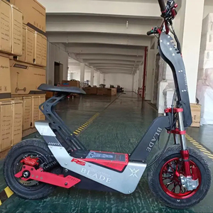 สกู๊ตเตอร์พับได้แบบใช้น้ำมัน ล้อโต 16 นิ้ว ระบบปลดล็อค NFC 72V 15000W มอเตอร์ QS Racing แบตเตอรี่ 60AH ระยะทาง 150-180 กม. ขายดี - Product Image 1