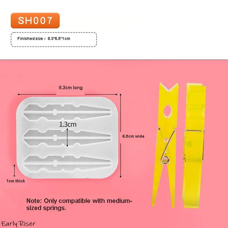 SH007 Moule en silicone à pince - Moyen