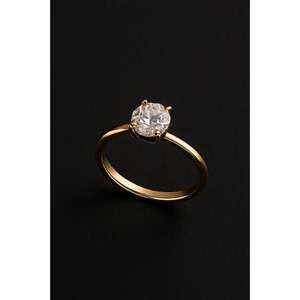Cubic Zirconia Gold-Plated <b>Finger</b> <b>Ring</b> for women and girls Gold Plated cubic zirconia <b>Ring</b> Wedding Jewelry <b>Ring</b> - Product Image 1
