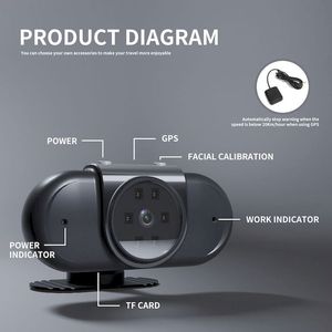 Dual 1080P Hd Auto Dashcam Met Voor/Achter/Binnen Lens Compatibel Met Lenovo K12 Pro Mazda 3 2011 12-24V Zwarte Doos Voor Auto 'S - Product Image 2