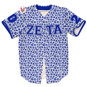 Camiseta de Béisbol Personalizable Zeta Phi Beta, Transpirable, Ligera, de Poliéster, Unisex, Bordada con el Logo de la Hermandad Griega - Product Image 3