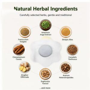 Parche Herbal de Artemisia Sanfu para Acupuntura, Certificado CE, para Alivio de la Resfriada, Cuidado Respiratorio, Eliminación de la Humedad y Alivio de la <span class=keywords><strong>Tos</strong></span> Estacional - Product Image 6
