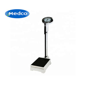 Báscula Mecánica Medco con Indicador de Altura, Construcción de Acero, para Uso en Farmacias y Escuelas - Product Image 1