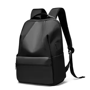 Factory price wholesale newest designer stylish men laptop backpack school hiking bag with USB charging port MR9809