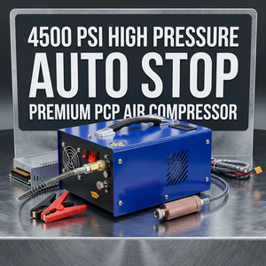 Compresseur d'air PCP OEM ODM 4500 PSI 12 V avec arrêt automatique, pompe haute pression portable 300 bars pour fusil à air comprimé PCP – Vente en gros - Product Image 2