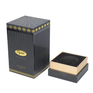 Magnetic customized luxury jewelry <b>gifts</b> <b>small</b> round paper windowperfume transportation folding products cardboard box packaging - Product Image 3