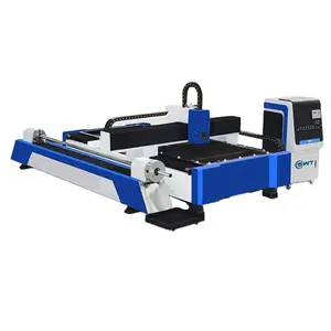 High Precision 3000w 6kw Sheet Metal Rotary Fiber Laser Tube Cutting Machine With CYPCUT SYSTEM