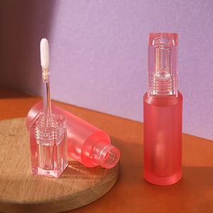 Sexe opposé 4ml carré brillant à lèvres glaçure à lèvres bouteille vide paroi épaisse distributeur de cosmétique Tube rouge à lèvres tube vide logo personnalisé - Product Image 6