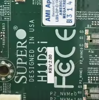 Motherboard Supermicro Seri H11 Amd Epyc 7001/7002 Single/Epyc Roman H11dsi untuk Server