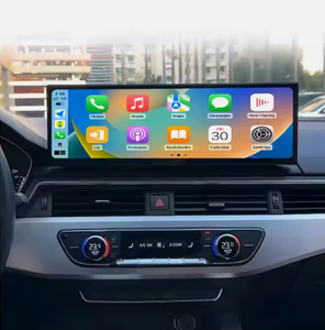 ZWNAV pemutar Multimedia mobil, Unit kepala Stereo layar tampilan GPS Radio mobil 14.9 inci untuk Audi A4L A5 2017-2019 - Product Image 1