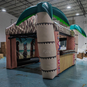 Patio trasero al aire libre portátil servir Pub tienda inflable Tiki <span class=keywords><strong>Bar</strong></span> inflable Mostrador de <span class=keywords><strong>Bar</strong></span> para fiesta - Product Image 2
