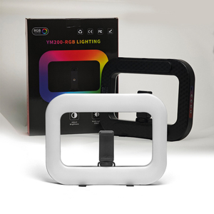 YM-200 potente 20W RGB LED anello di luce Versatile per Vlogging in diretta Streaming illuminazione batteria fotocamera Smartphone - Product Image 1