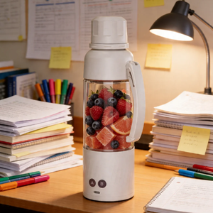 Extracteurs de jus électriques professionnels <span class=keywords><strong>pour</strong></span> smoothies, mélangeurs avec fonction de chauffage, 6 lames, batterie rechargeable 6000 mAh - Product Image 1