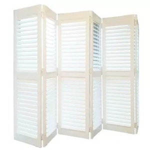 Stores occultants de luxe légers en PVC respirant, étanches, en bois polymère, pour fenêtres et portes pliantes, sur mesure, de la fabrique source - Product Image 5