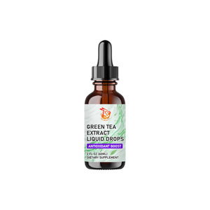 Extrait de thé vert en gouttes liquides, complément alimentaire, soutien pour des habitudes alimentaires saines, disponible en OEM/ODM - Product Image 1