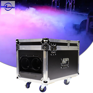 Macchina del fumo 3000W bassa che giace nebbia macchina acqua Base doppia uscita terra per la fase di festa di nozze danza sulle nuvole effetti - Product Image 1