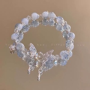 Bracciale ciondoli cuore stella cristallo INS Via Lattea, tendenza nicchia motivo <span class=keywords><strong>amore</strong></span>, gioielli moda donna compleanno. - Product Image 6