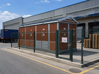 CNKEEYA 630KVA-2500KVA 10kV Sous-station extérieure de type boîtier métallique de style européen pour la distribution d'énergie industrielle haute tension IP30