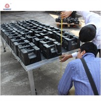 Système de scène modulaire portable 4x8 pieds, plateforme en alliage d'aluminium, installation rapide, scène pour événements et spectacles