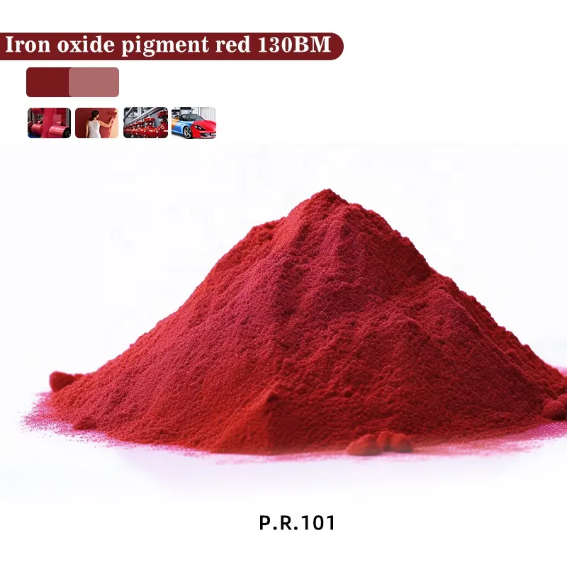 eisenoxid-pigment rot 130 BM blaue phase rot hochtemperaturbeständig eisenoxid-pigment rot rosa anorganisches pigment rot 101