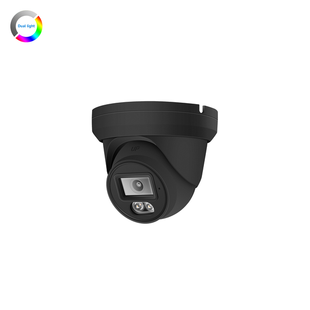 Hik Compatible 8MP 4K Turret Security POE IP Dome Camera AI Face Detection Full Color Night Vision Wide Angle Built-in Mic.