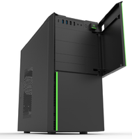 Boîtier d'ordinateur Micro ATX Mini Tower OEM avec façade avant et 4 ports USB Type-C en option