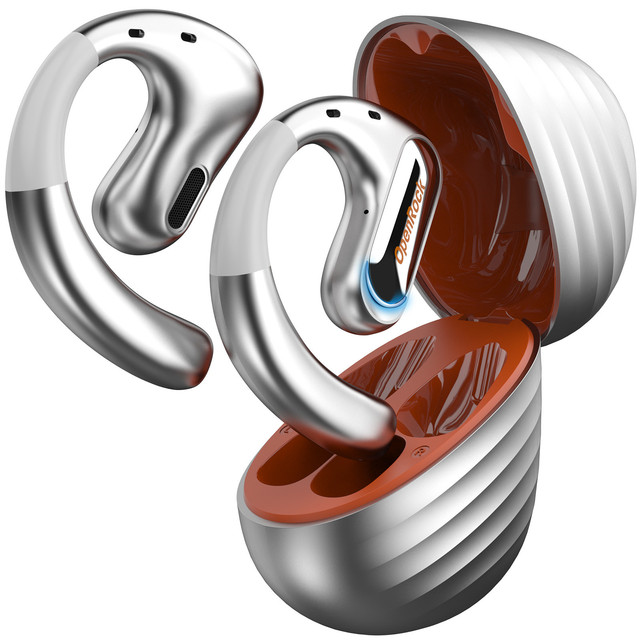 Open Ear Hook Earphone Sport Earbuds Heavy Bass 40hrs Playback IPX5 Waterproof Headphone Ear Hook Adjustable