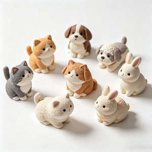 Figura Decorativa de Animales con Temática Familiar de Poliresina, Decoración Cálida <span class=keywords><strong>para</strong></span> el Hogar, <span class=keywords><strong>Regalos</strong></span> de Aniversario y de Inauguración de Casa - Product Image 5