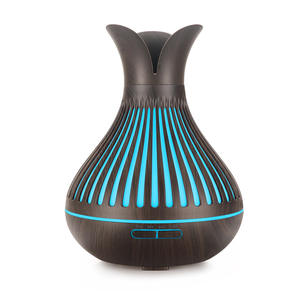 Difusor de aroma de madera de 500 ml con alimentación USB y control remoto, humidificador tipo niebla para uso en el hogar y la oficina - Product Image 3