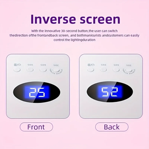 Lámpara de Uñas LED UV Profesional Recargable con 30 Leds, Secador de Uñas Inalámbrico de 54W con 3 Ajustes de Temporizador para Uso en Casa y Salón - Product Image 3