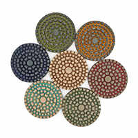 Disques de polissage diamantés à résine sèche de 75 mm (3 pouces) pour béton, terrazzo, pierre, finition de surface haute brillance