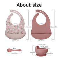 Assiette personnalisable pour bébé en forme d'écureuil, ensemble d'alimentation en silicone écologique et non toxique, bol 100% silicone platine de qualité alimentaire sans BPA
