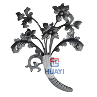 Piezas Decorativas para Escaleras en Espiral Forjadas, Accesorios de Hierro Fundido, Husillo Metálico Hueco, Diseño Moderno y Contemporáneo, Duradero